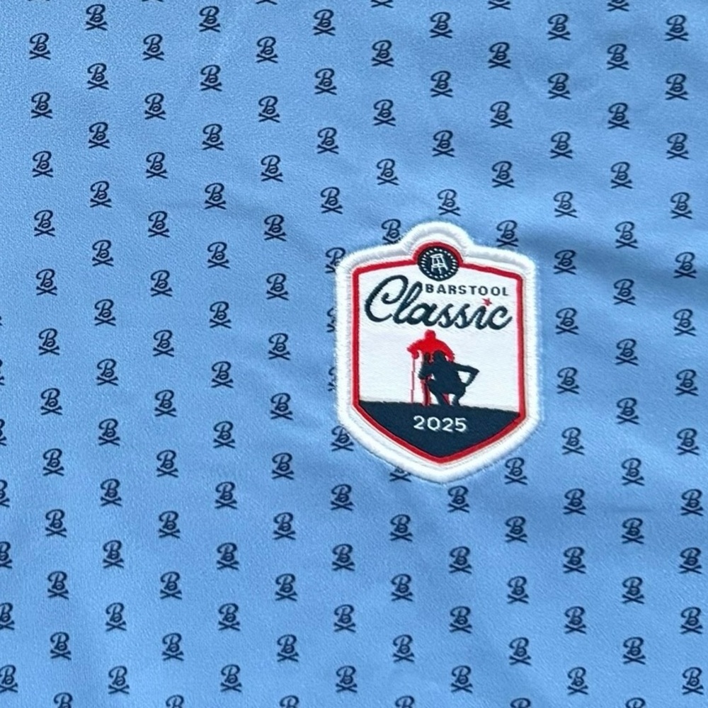 Barstool Golf - Barstool Classic 2025 - Golf Polo Shirt - Blue - Men’s Large - Picture 8 of 8